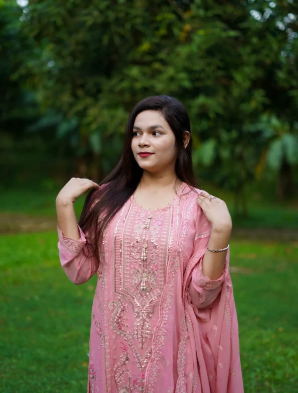 Baby Pink Party Dress. - Image 2