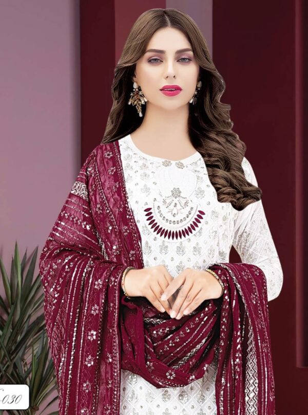 Padmaja Party Dress. - Image 3