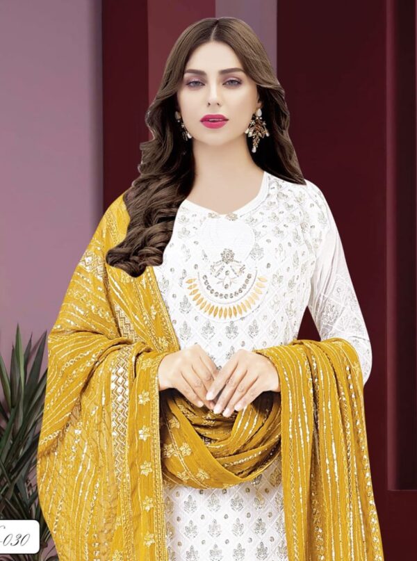Padmaja Party Dress. - Image 5