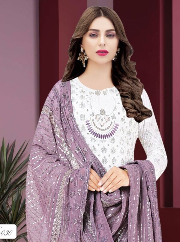 Padmaja Party Dress. - Image 9