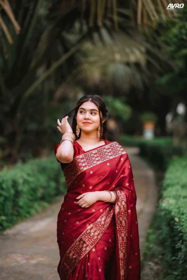 Primium Japani Silk Sharee - Image 3